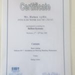 Hakan Aydın Lazer sertifika